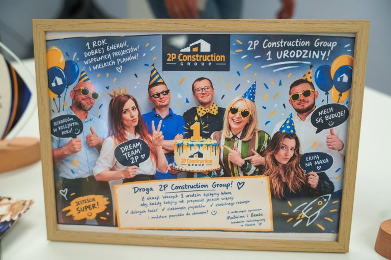 1. urodziny 2P Budownictwo – urodzinowe spotkanie w Inkubatorze Technologicznym w Iławie